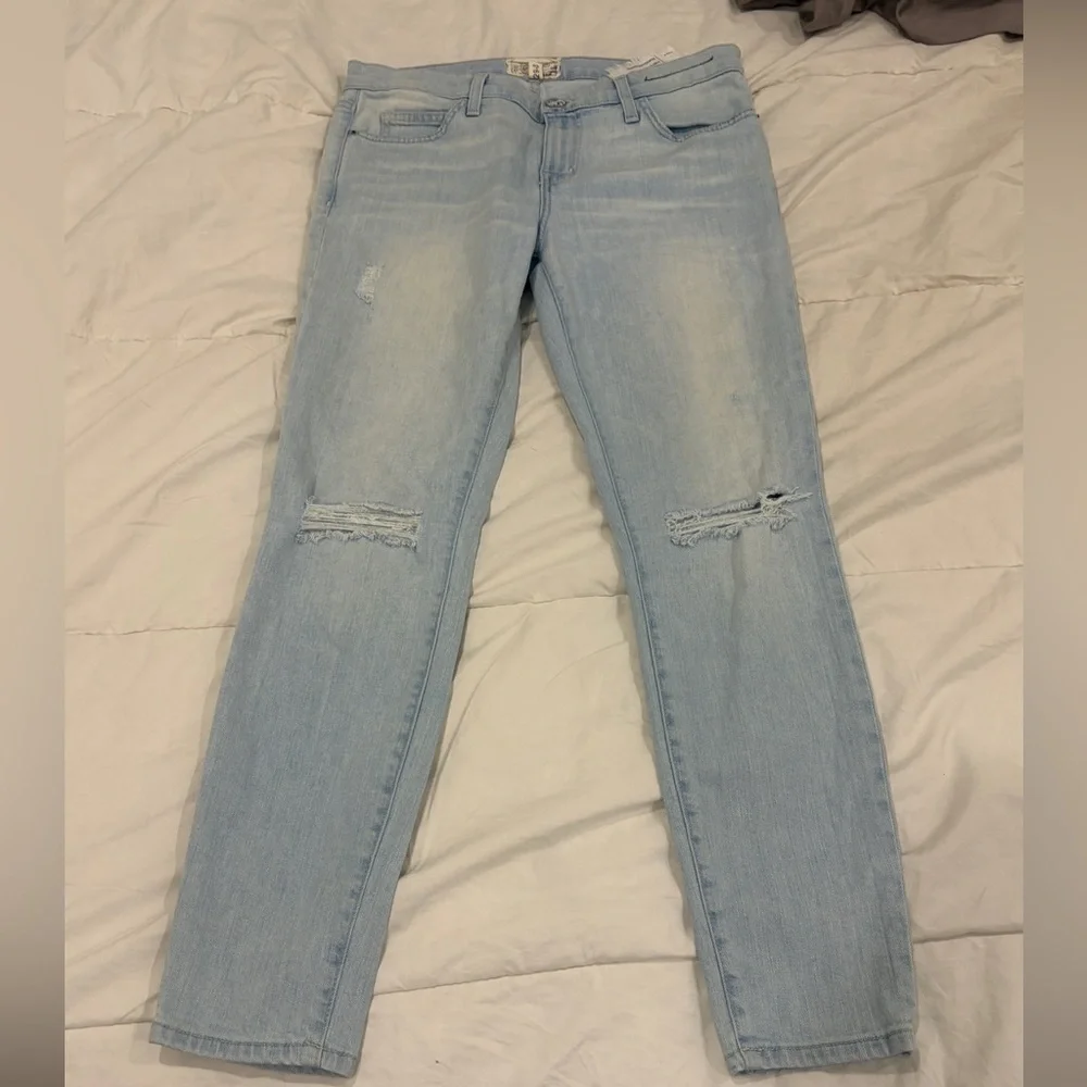 Current Elliott Womens Stiletto Jeans Mid Day Destroy size 29